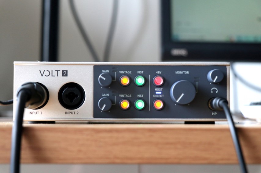 Universal Audio Volt 2をレビュー。ビンテージマイク・プリアンプ