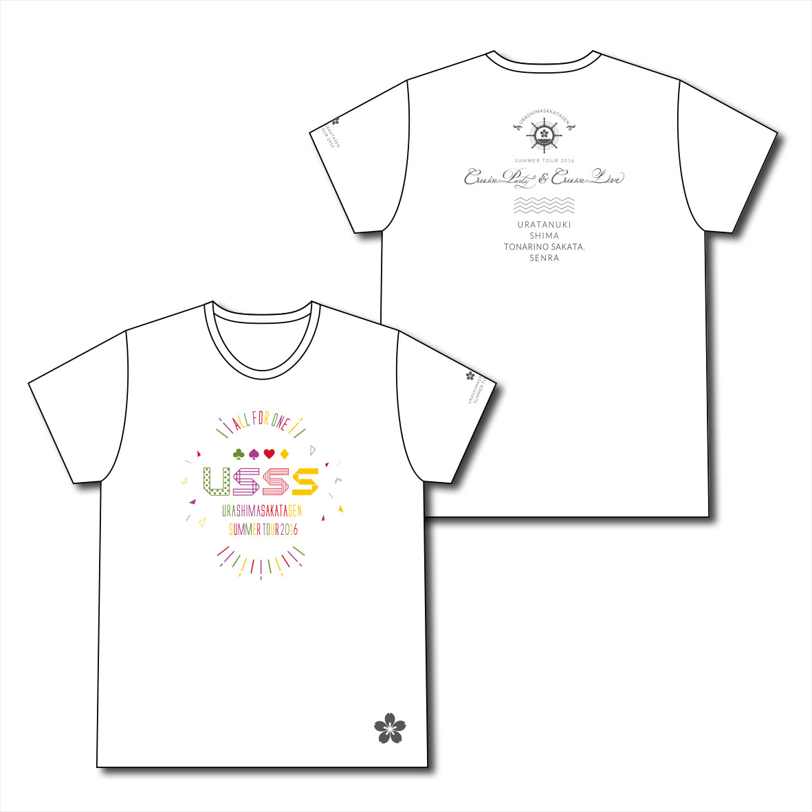 直筆サイン入りTシャツ 浦島坂田船