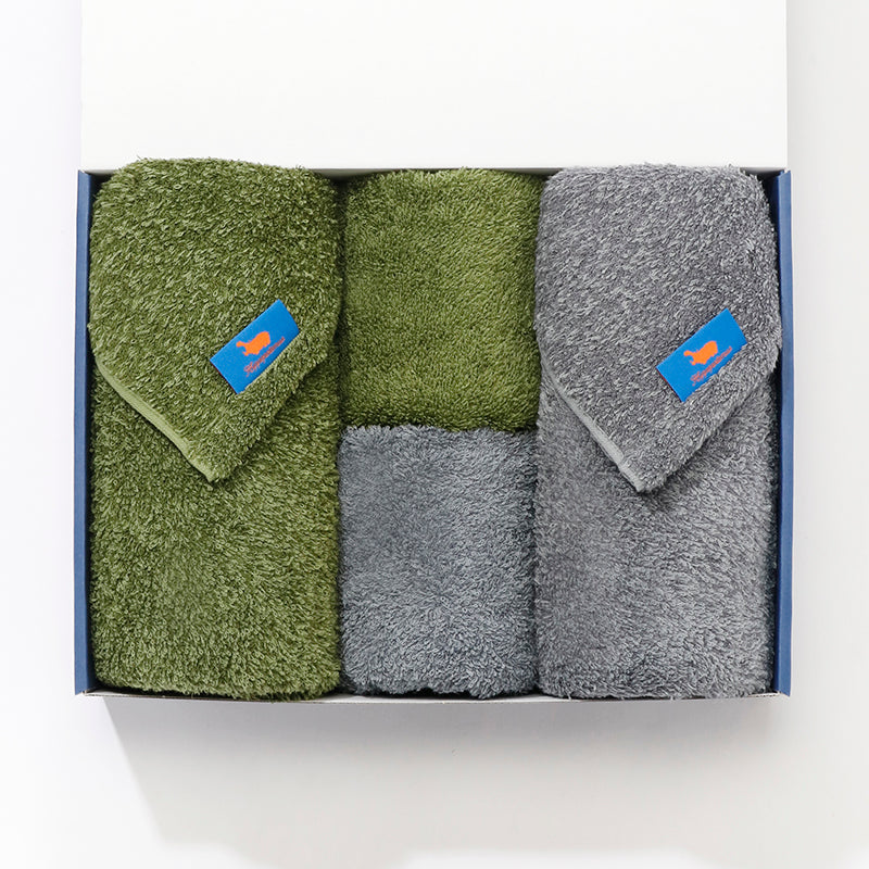 ギフト – ミニバスタオル×2 / フェイスタオル×2｜Hippopotamus