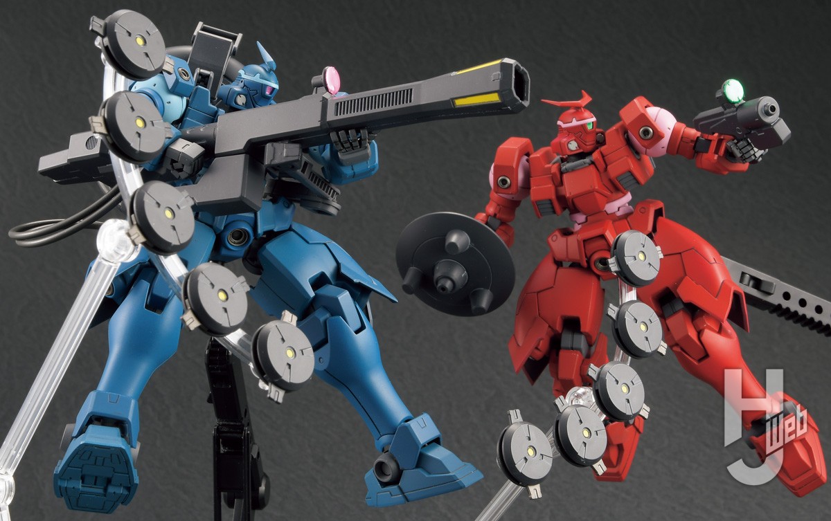 HGAC ヴァイエイト＆メリクリウス」各部シャープ化と合わせ目処理