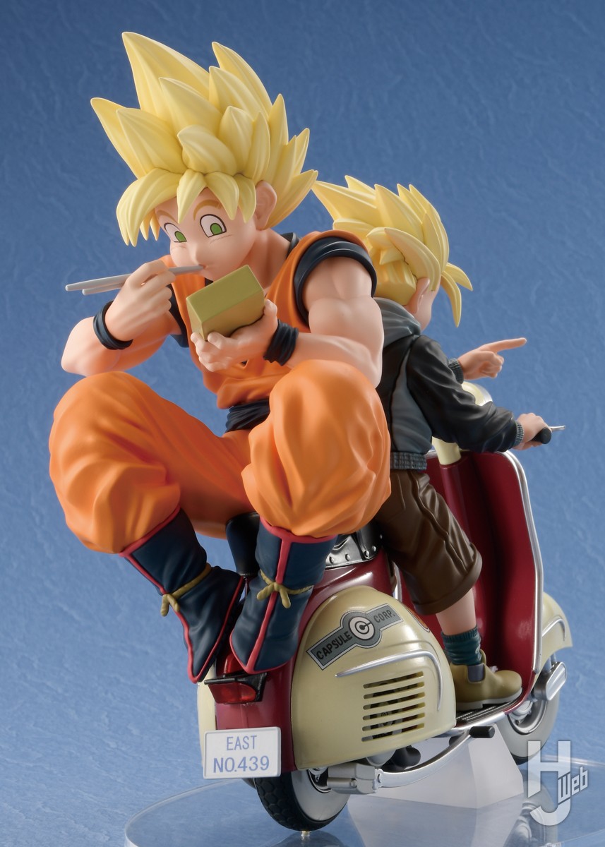 ドラゴンボールZ スーパーサイヤ人孫悟空＆スーパーサイヤ人孫悟飯＆バイク