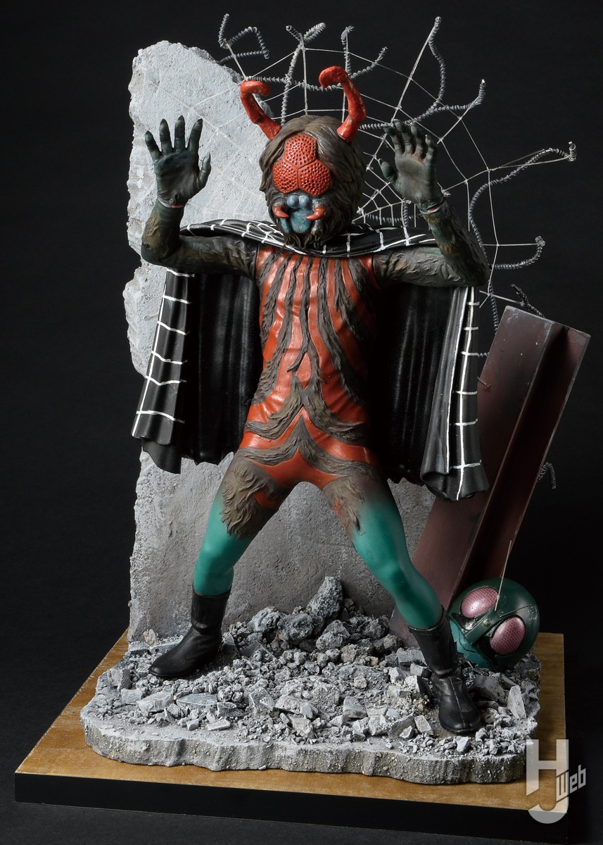 メディコムトイ 東映レトロソフビコレクション 蜘蛛男(再生怪人)+