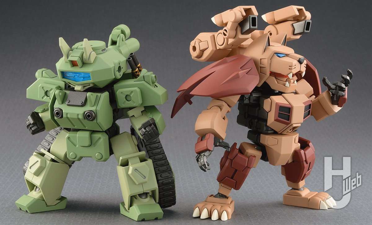 エヴォロイド ファンガオ ジャイロン セカイグル ミジェットン プラモデル