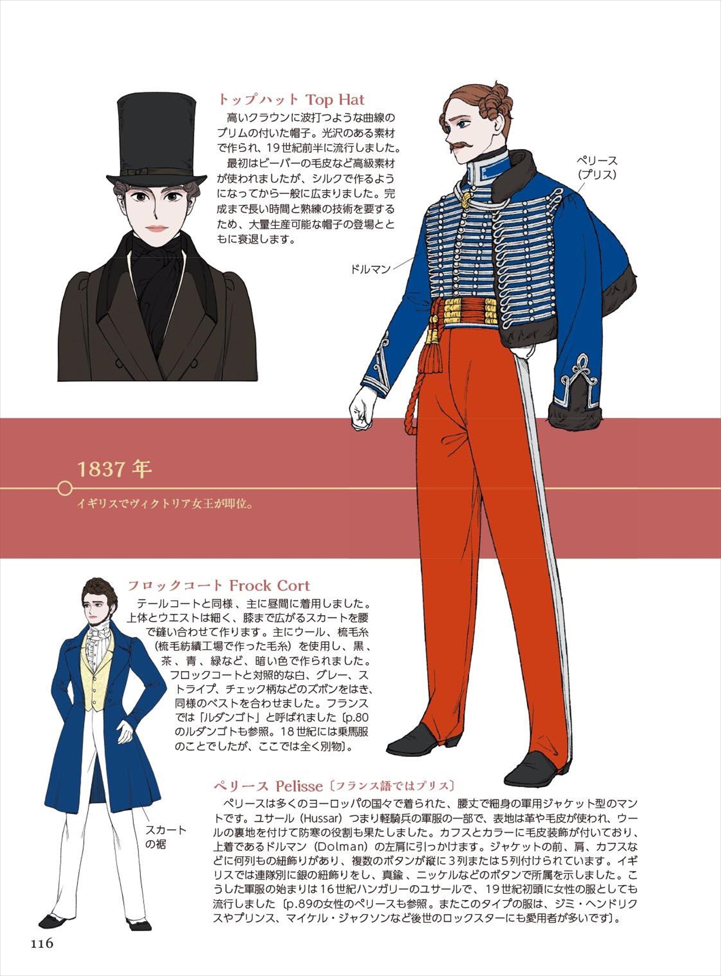 イラストでたどる西洋ファッション年表 ビザンツ帝国時代から20世紀