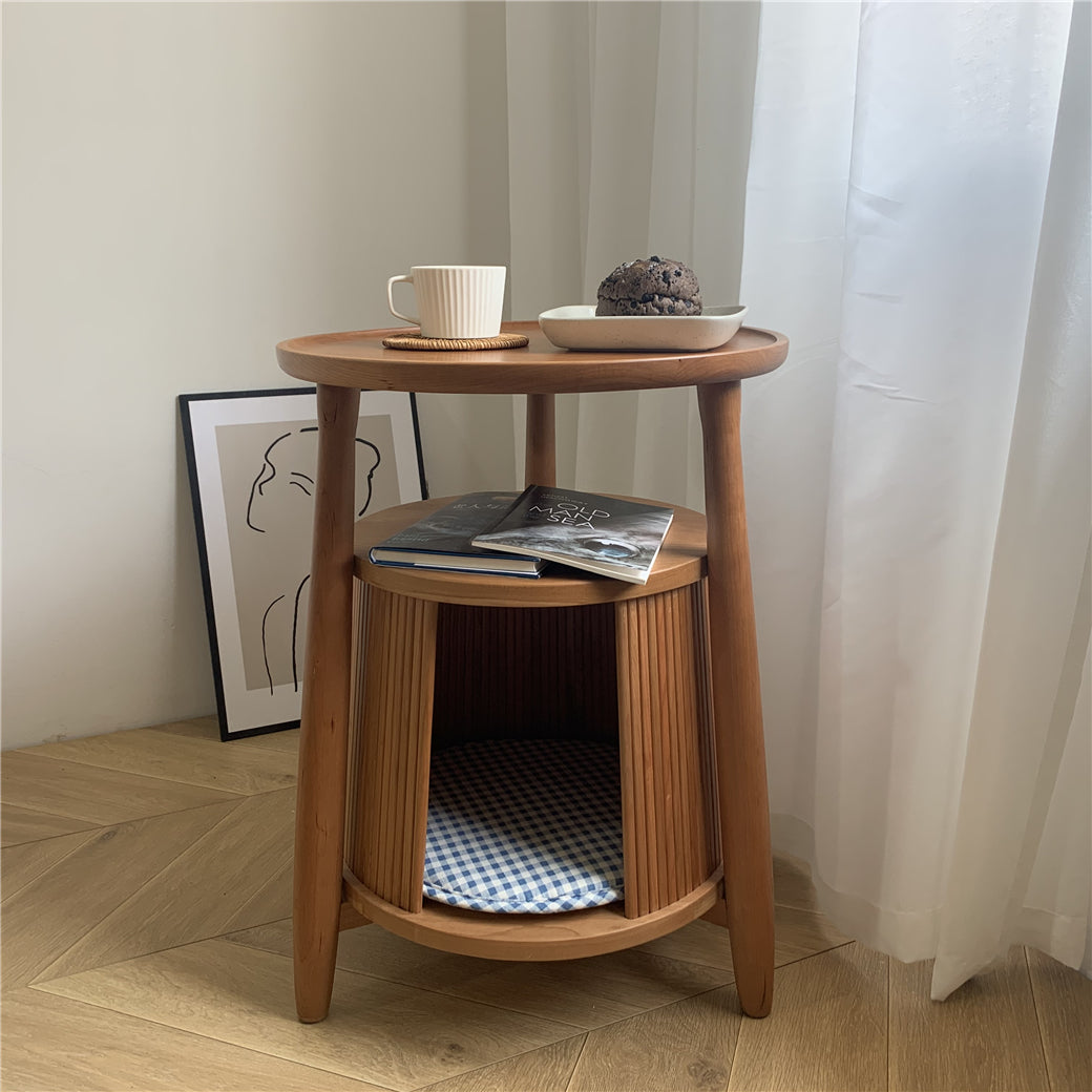 ⑯♥サイドテーブル☆キャットハウス☆小屋☆無垢☆ネコ☆手作り 猫 ⑯