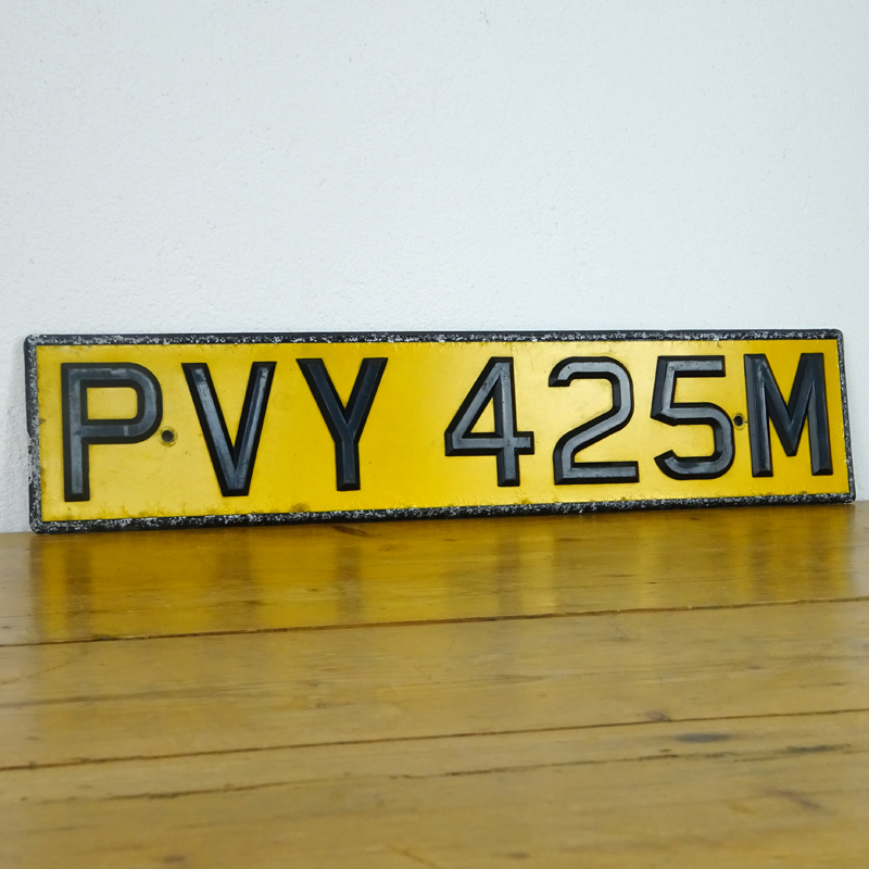 ヴィンテージ イギリス ナンバープレート | アンティークショップ Home