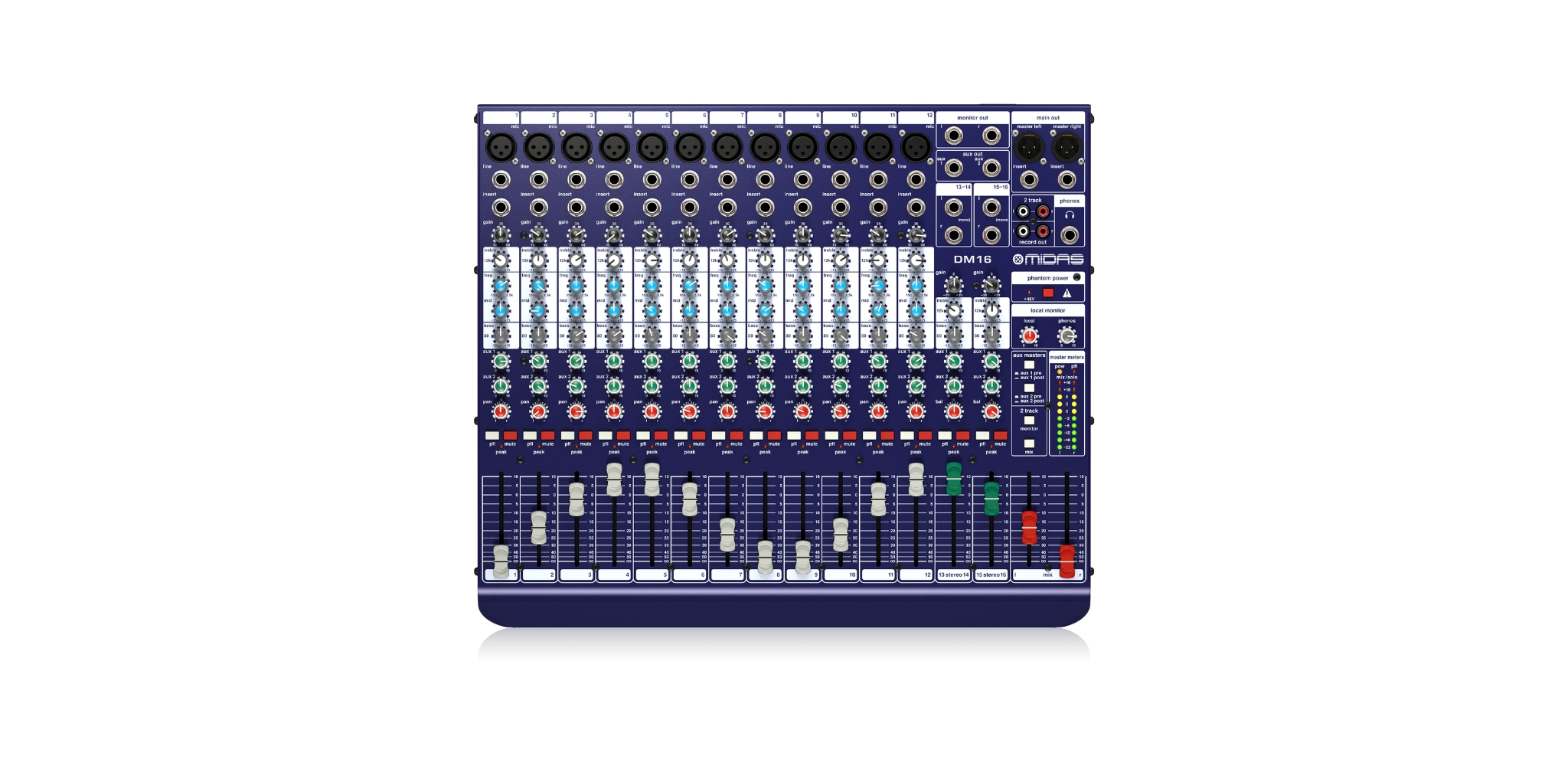 MIDAS ( マイダス ) DM16 アナログミキサー 送料無料 | サウンドハウス