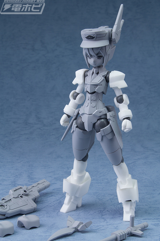 女性化パーツも同梱！『ポリニアン』警察後輩少年・アルヴィンの原型