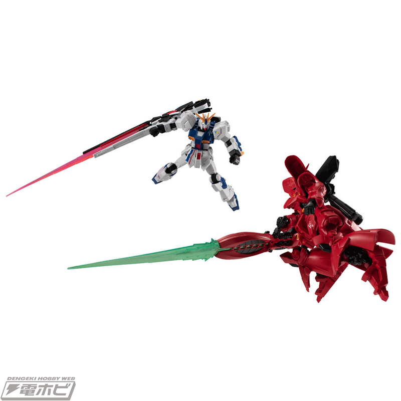 可動フィギュア「GフレームFA」にRX-93ff νガンダムとMSN-04FF