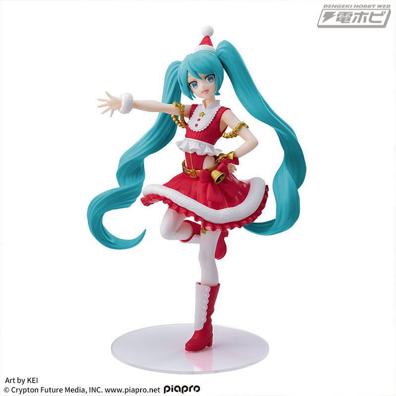 初音ミク」が2023年もクリスマスをお祝い♪2種のぬいぐるみと