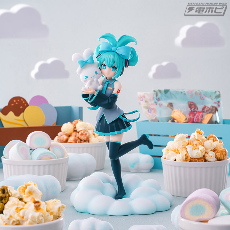 初音ミク」と「シナモロール」はいつも仲良し♪コラボデザインのリアル