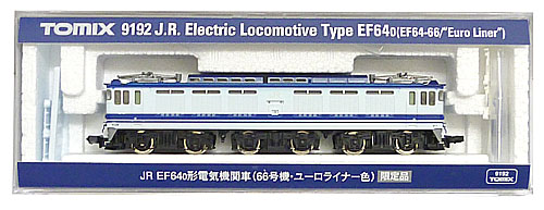 公式]鉄道模型(9192JR EF64-0形 電気機関車 (66号機・ユーロライナー色
