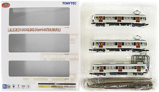 未開封品】TOMYTEC Nゲージ 豊橋鉄道1800系3両セットC「菜の花
