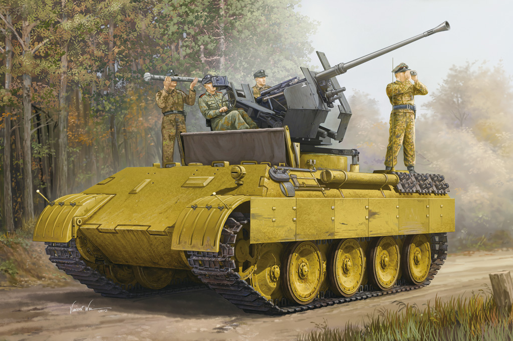 1/35 ドイツ高射機関砲搭載 ベルゲパンサー現地改修車 [82492] - 7,744