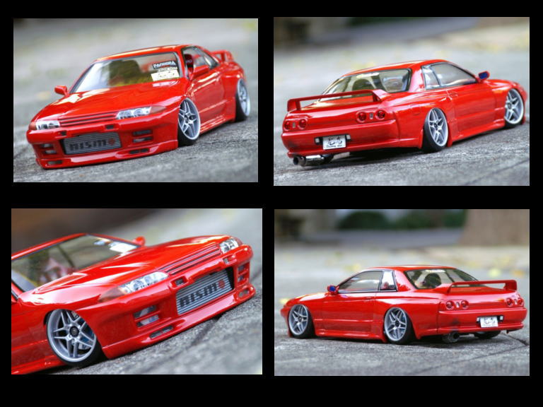 確認用 PANDORA製 GTR-32 ボディー Pandora RC NISSAN SKYLINE R32 GT