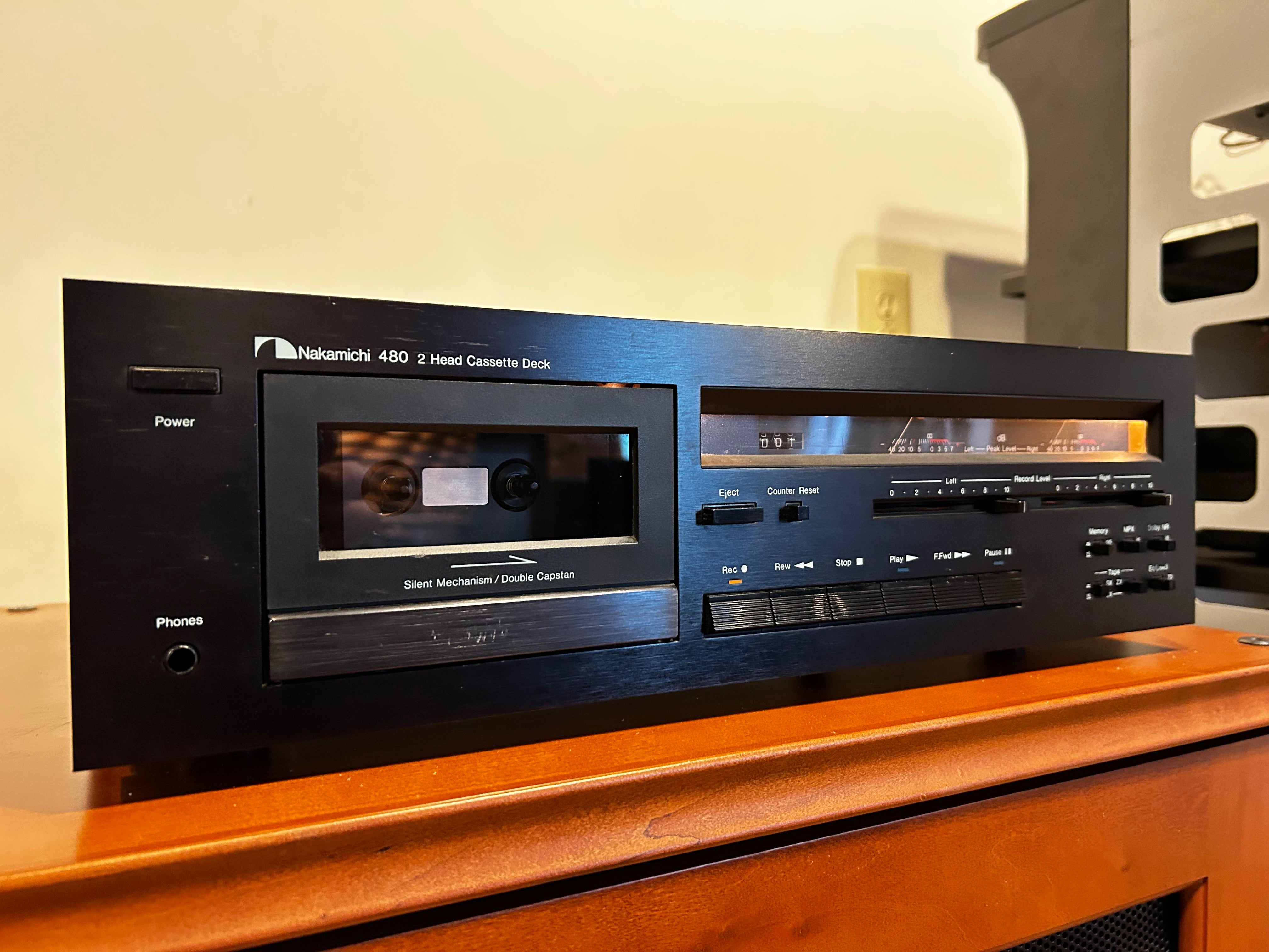 Nakamichi 480, 2-Head Stereo Cassette Deck – Holt Hill Audio