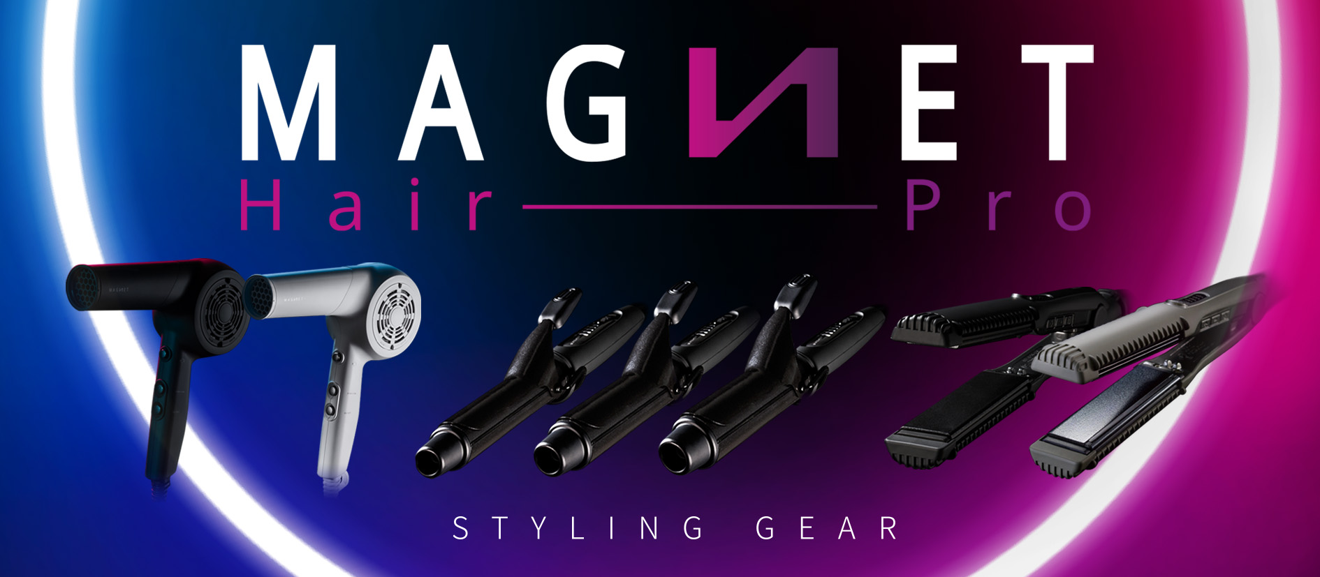 ホリスティックキュア マグネットヘアプロ ストレートアイロン / ホリ