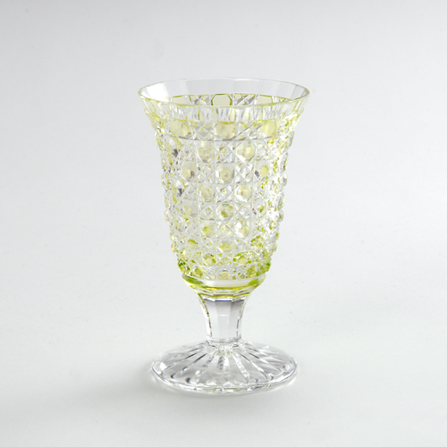 江戸切子 堀口硝子 最高級 金彩ダイヤ文四ツ碗（大） 商品紹介 | 株式