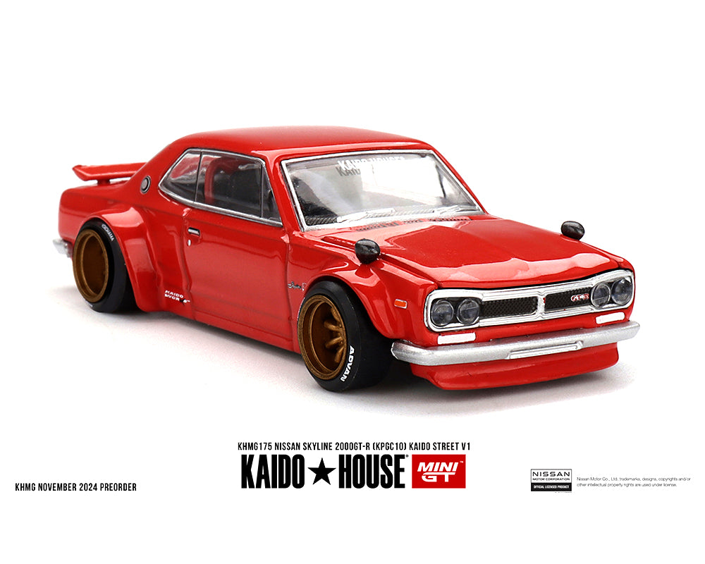 Kaido House x Mini GT 1:64 Nissan Skyline 2000GT-R (KPGC10) Kaido
