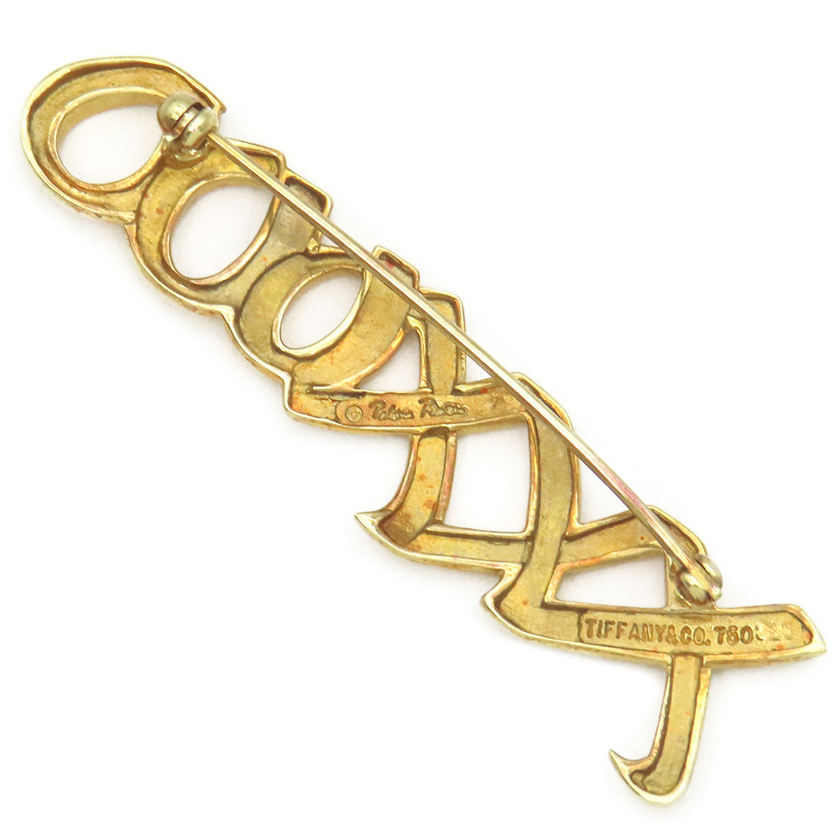 ティファニー パロマピカソ ラブ＆キス SV925ブローチ 箱付き 41703