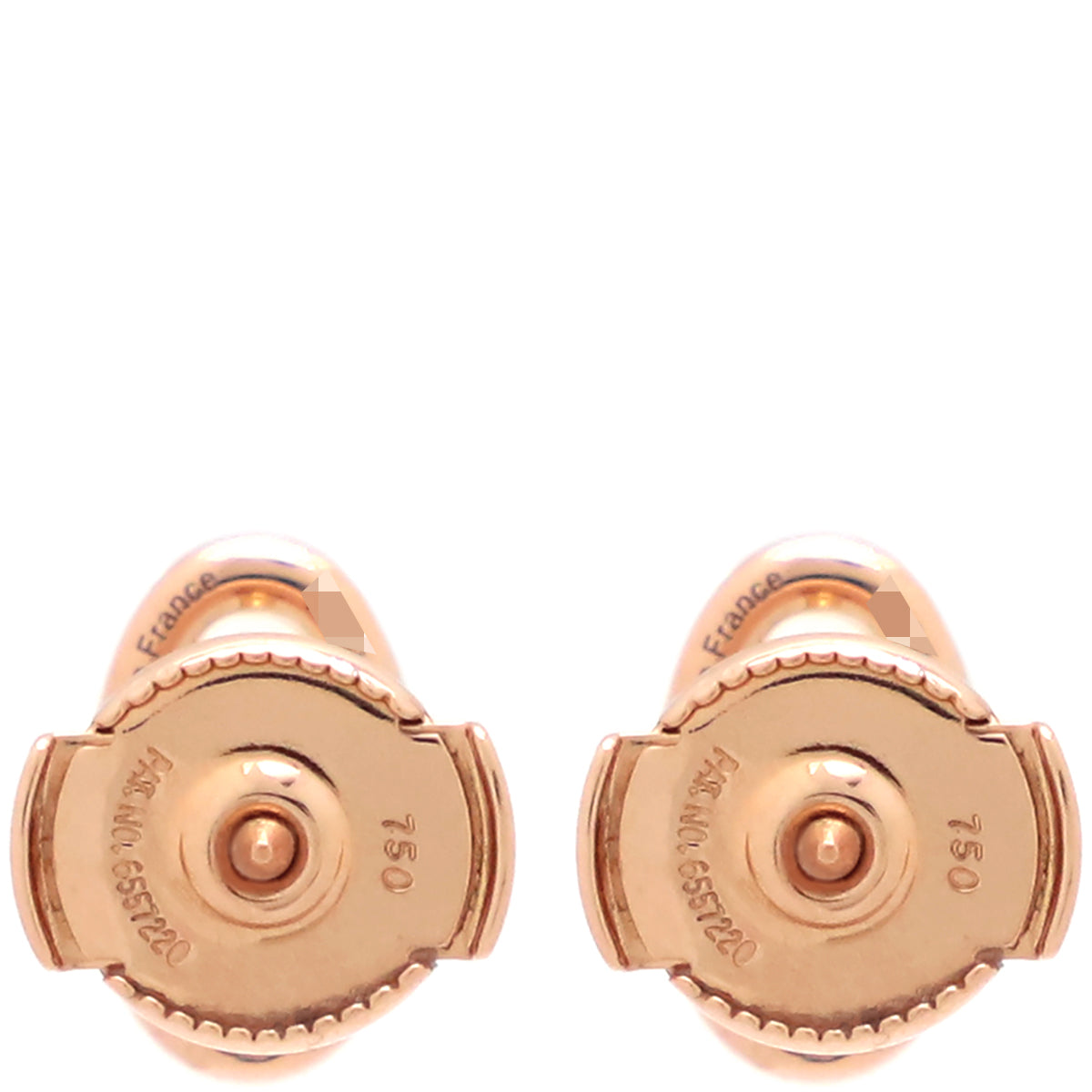 エルメス HERMES ファランドール ローズゴールド ピアス 750 18金 18K