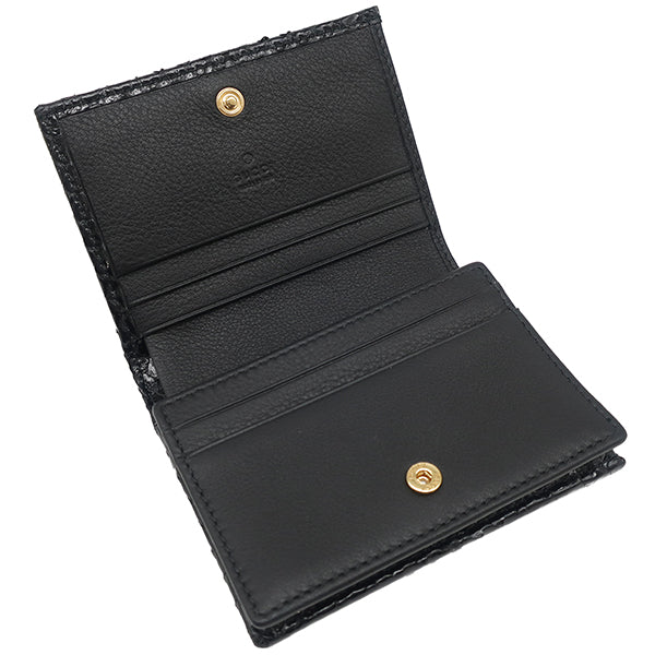 グッチ GUCCI ホースビット 1955 カードケース ウォレット ブラック