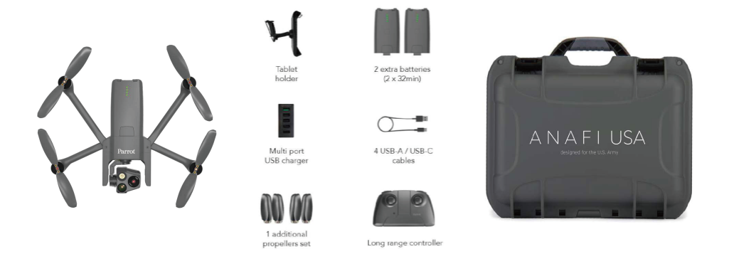 Parrot ANAFI EXTENDED ドローン キャリングバッグ付き Parrot ANAFI