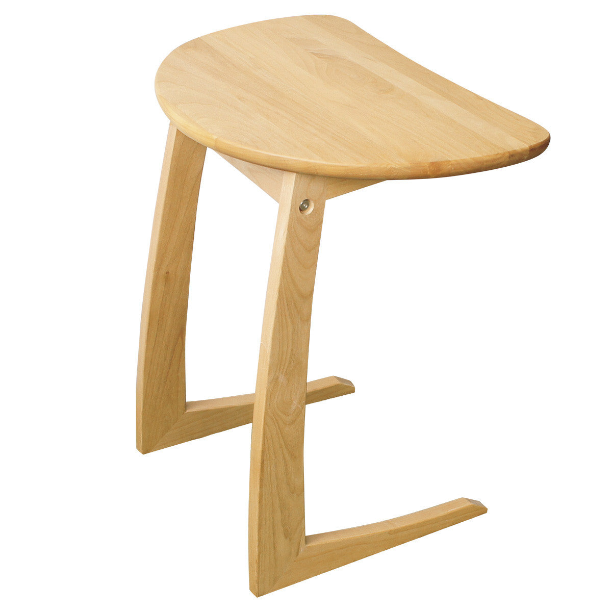 サイドテーブル 高さ53cm 木製 半円型 – ハウジー