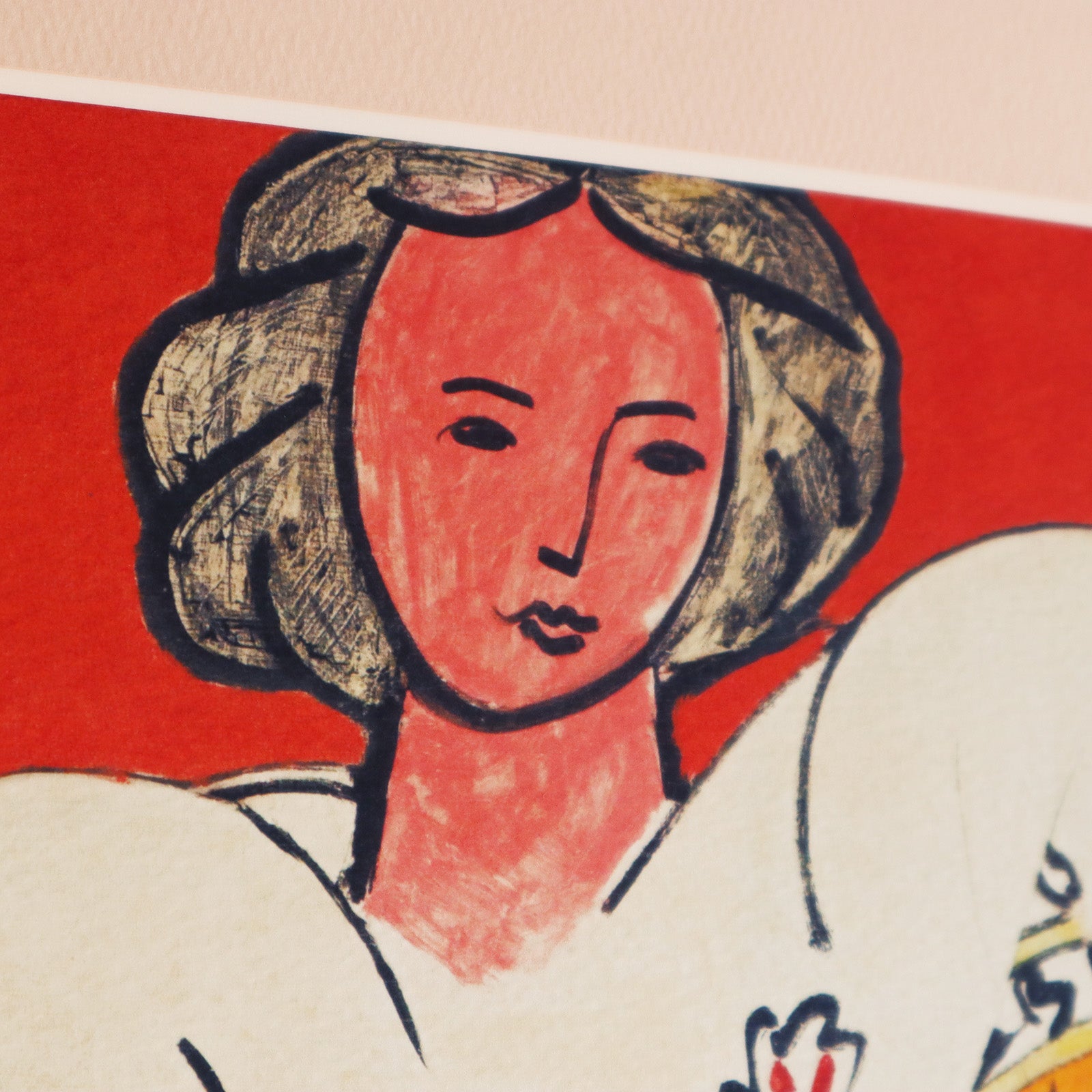 アンリマティス ルーマニア風のブラウス 複製画 ポラロイド