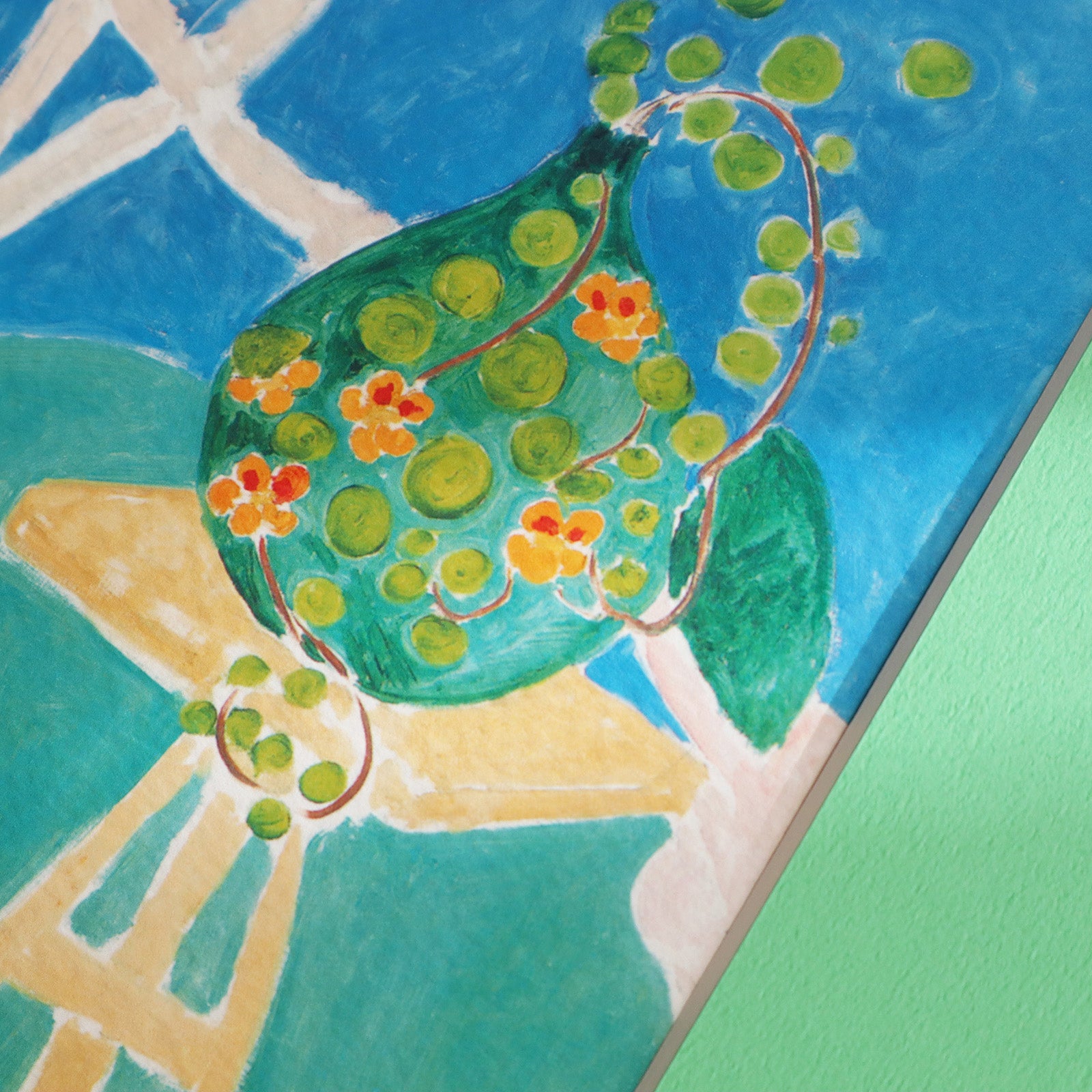 アンリ・マティス 「ナスタチウムとダンス」アートポスター（フレーム