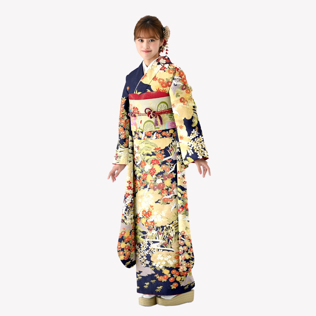 新品振袖 正絹 未仕立て 8