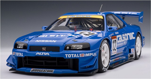 オートアート 1/18 NISSANスカイラインR34 GTR JGTC2002 Autoart