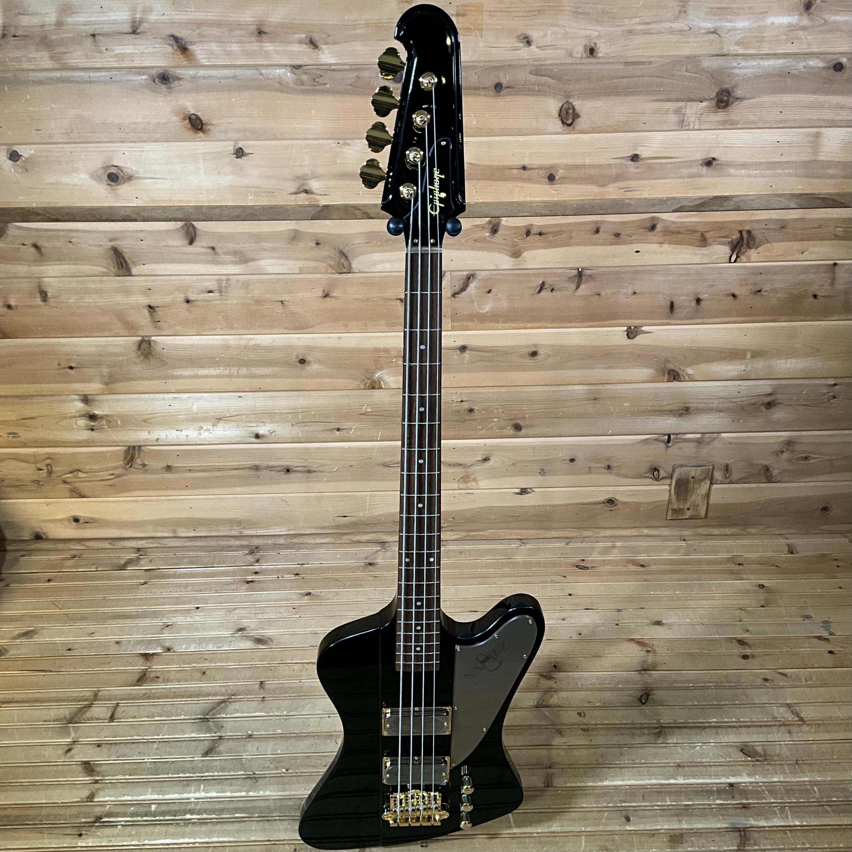 Epiphone Rex Brown Thunderbird Electric Bass Guitar - Ebony