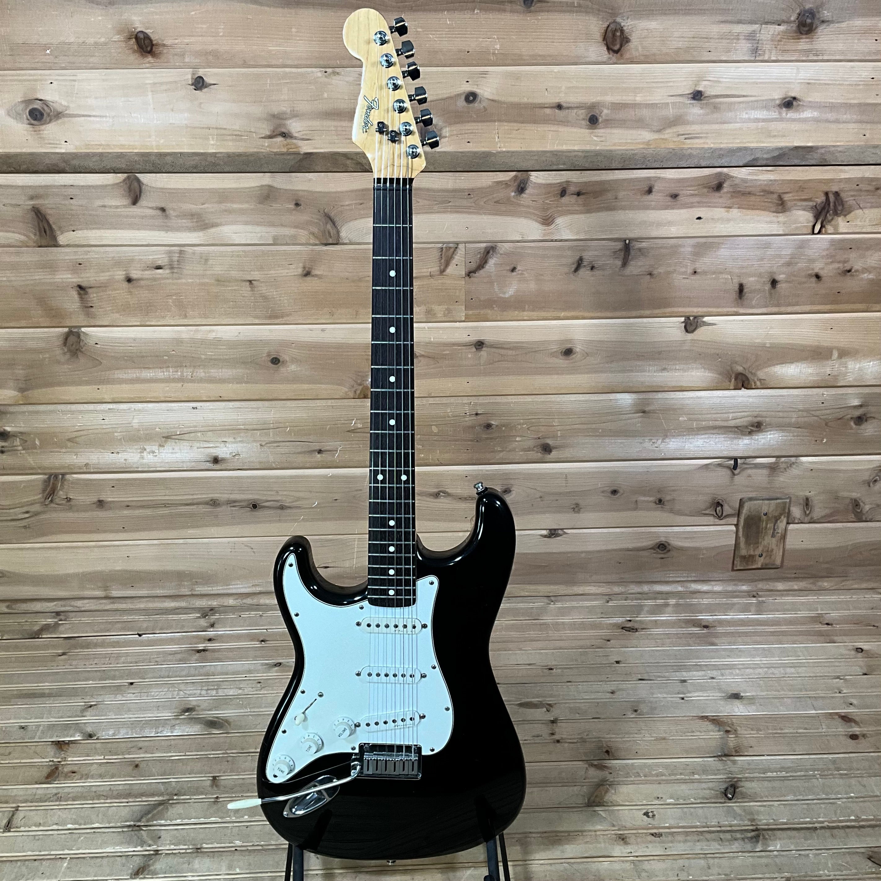 Fender MIJ 1984-87 Stratocaster Left Handed USED - Ebony - Huber