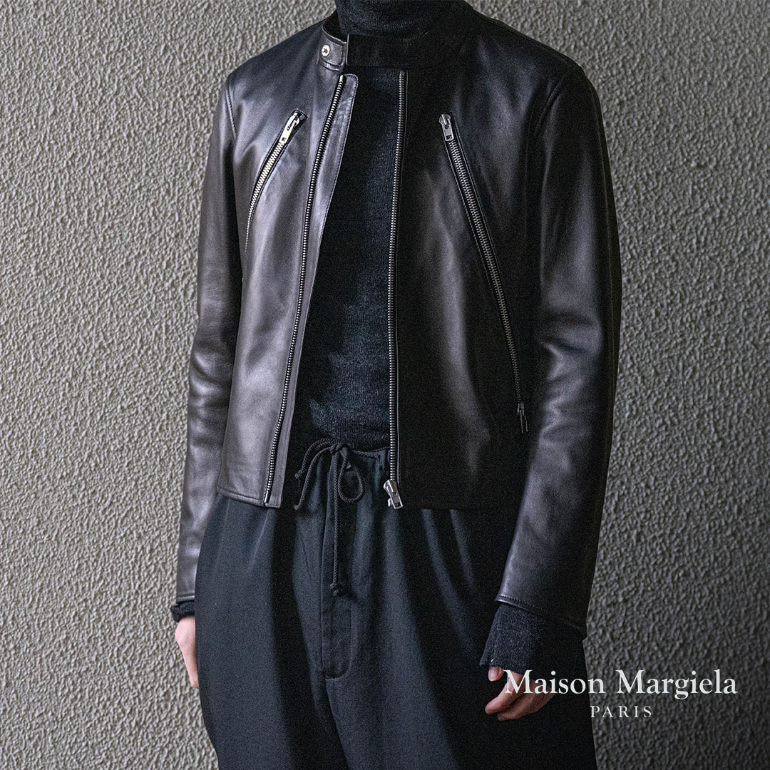 Maison Martin Margiela ハの字ライダース ここのえ Maison Martin