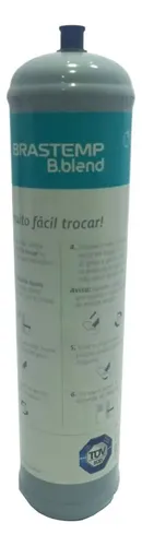 Cilindro De Gás Co2 Purificador Brastemp Sparkling Bpa41a Cor