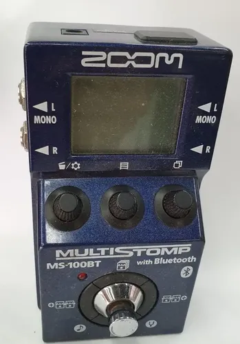 ZOOM マルチストンプ ms100bt 台座付き ZOOM マルチストンプ ms100bt