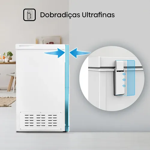 Freezer Horizontal Hisense 198l Fc257nw 1 Porta Branco | MercadoLivre