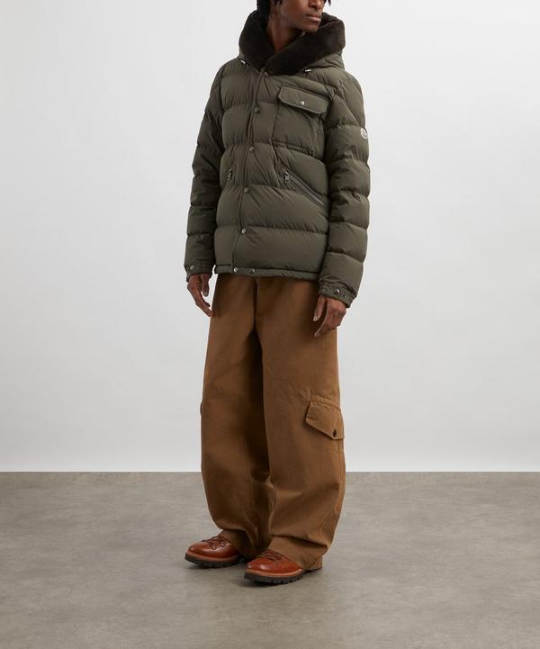 Moncler Marcelettes Hooded Teddy-Trimmed Short Down Jacket | Liberty