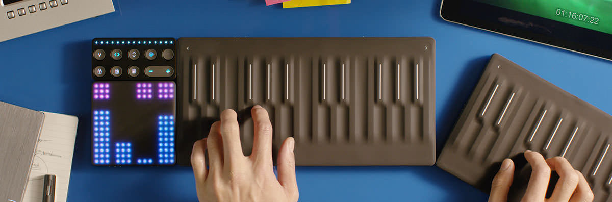 ROLI、2オクターブの小型Seaboard、「Seaboard Block」を発表！ ついに