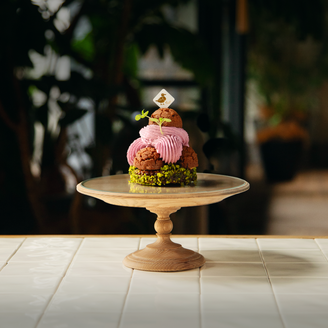 ろくろ脚の木製コンポート皿「Private compote」 | ライフスタイル