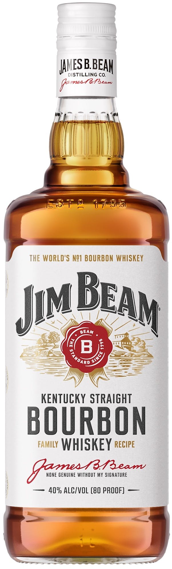 Jim Beam Kentucky Straight Bourbon Whiskey 4 year old 1L - Yankee