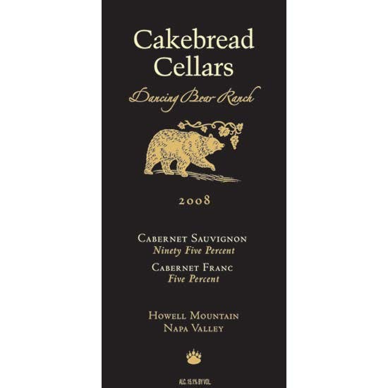 Cakebread Dancing Bear Ranch Cabernet Sauvignon 2013 750ml