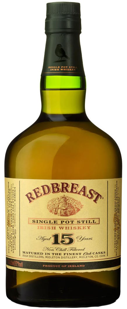 Redbreast Single Pot Still Irish Whiskey 15 year old 750ml