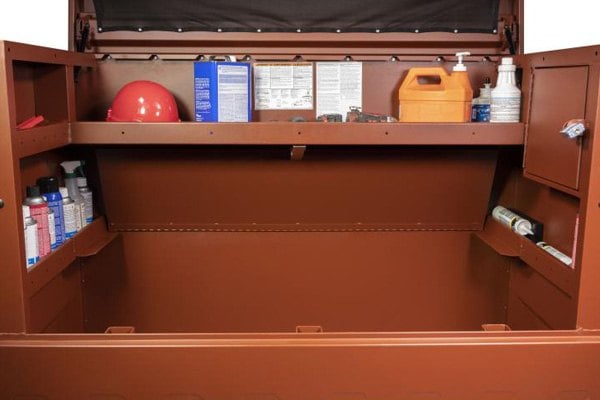 Jobox® 2-682990-01 - Crescent™ Site-Vault™ Brown Steel Piano Box