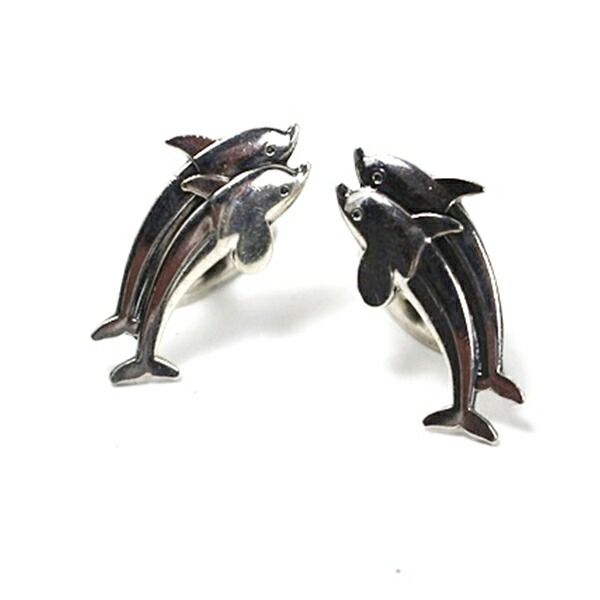 ジョージジェンセン GEORG JENSEN ジョージシェンセン イルカ モチーフ