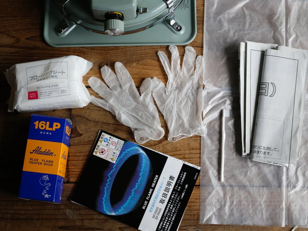 Aladdin ストーブ クリーム色 芯 新品交換 アラジンストーブの芯交換