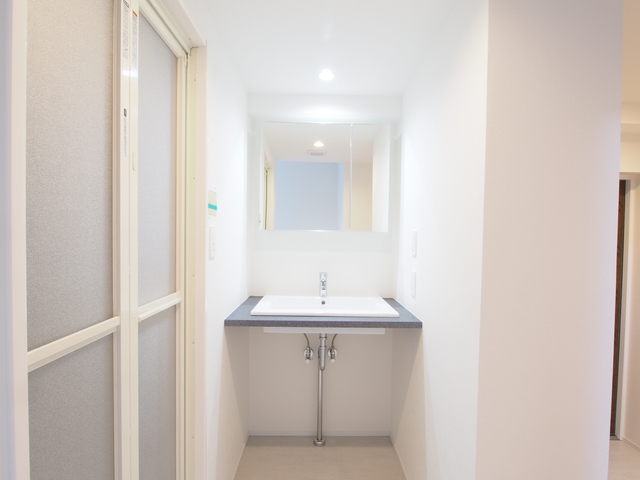 ミラーボックスはサンワカンパニーのプレーンVミラーボックスW750（二