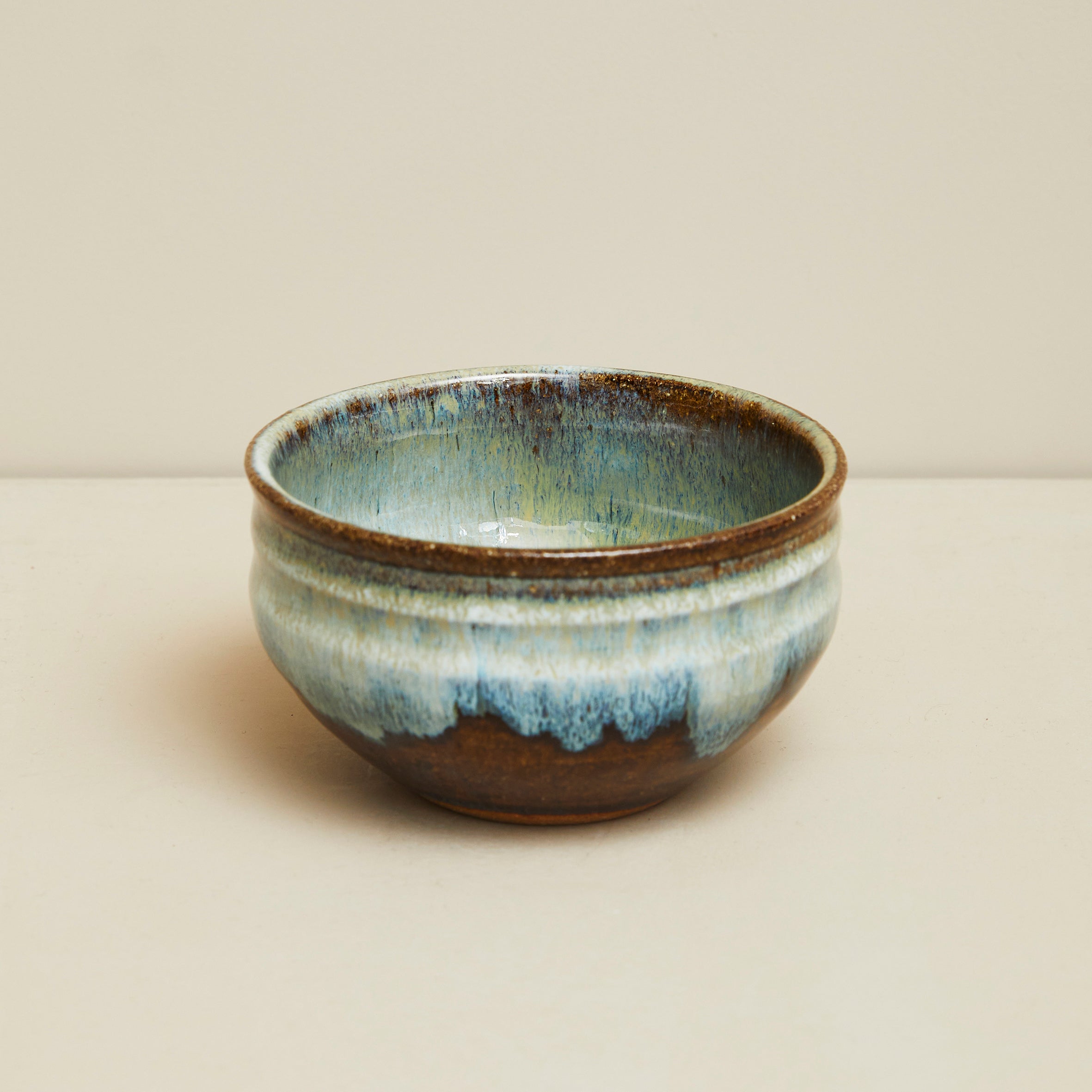 陶器 肥後 熊本 小代焼 大鉢 直径32cm 刻印あり 井上泰秋作？ 陶器