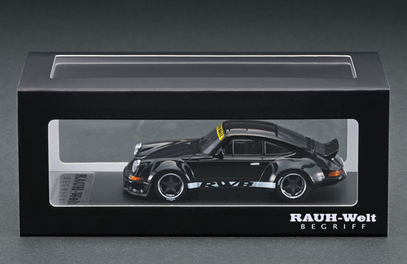 MC640002F 1/64 RWB 930 Ducktail Wing Metallic Black | LINE UP